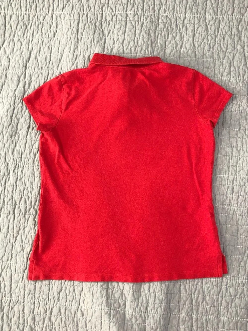 4/$15 Old Navy Polo Shirt Girl XL 14/16 Red Classic Preppy School Casual